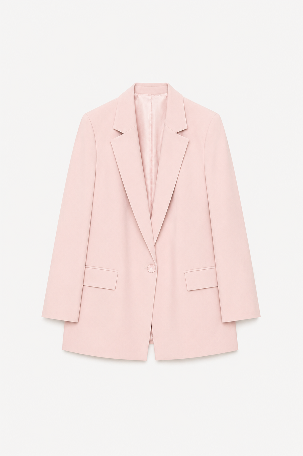 Blazer Linne Rosa Babycore — Feminilidade com Estrutura
