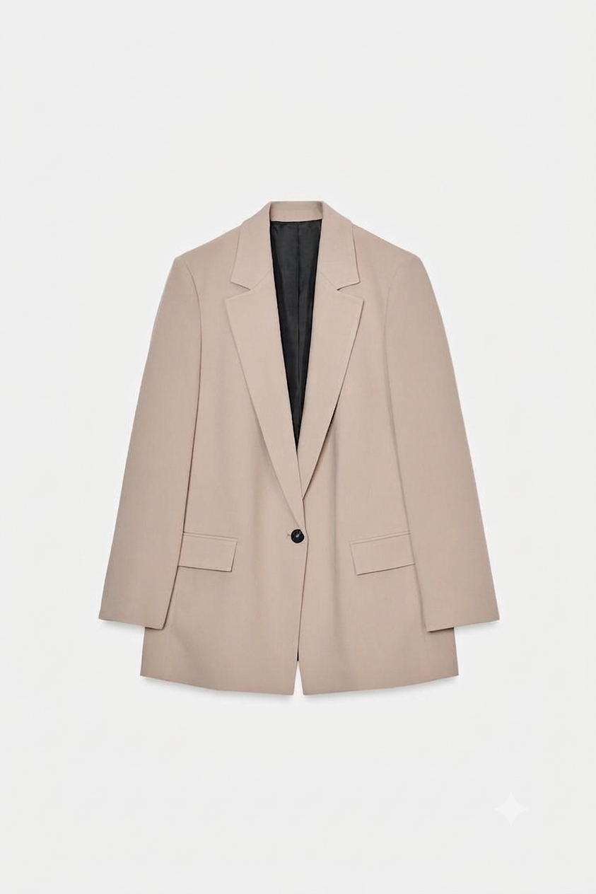Blazer Linne Beige — O Clássico que Nunca Sai de Moda