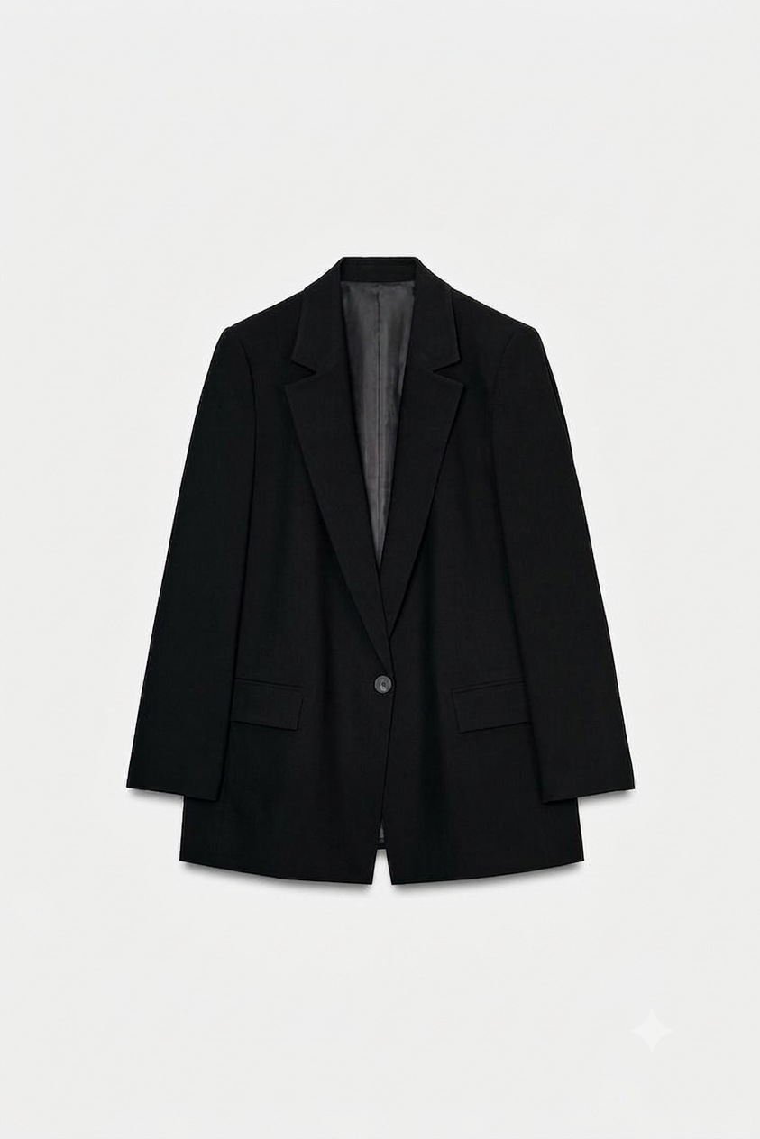 Blazer Linne Preto — Elegância que Permanece