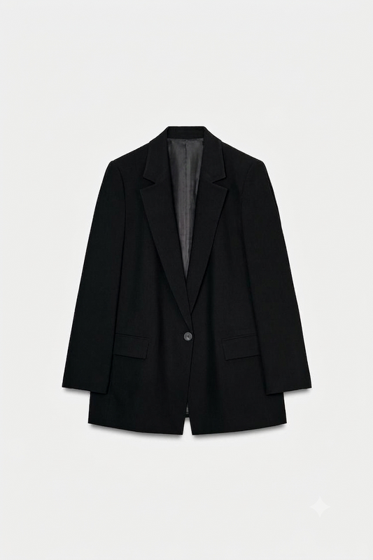 Blazer Linne Preto — Elegância que Permanece