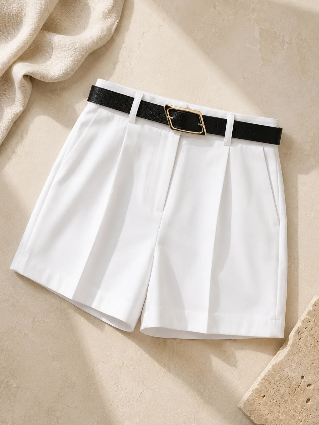 Shorts Alfaiataria TYKA OffWhite