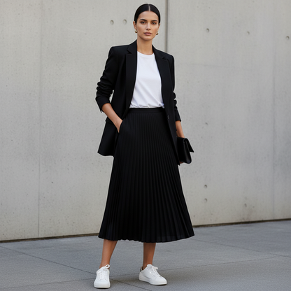 Blazer Linne Preto — Elegância que Permanece